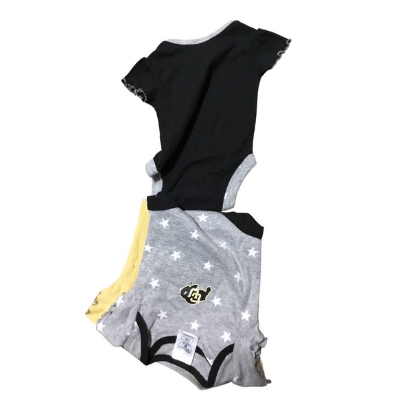 Colorado Buffaloes Three Piece Infant Onesees Size 0-3 Months New - Picture 7 of 8